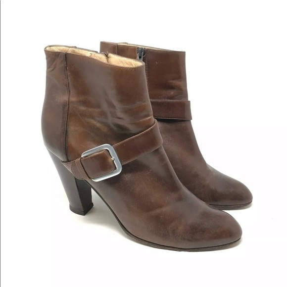 Cole Haan | Shoes | Cole Haan 9 Brown Leather Ankle Boots  Cole Haan 9 Brown Leather Ankle Boots High Heel